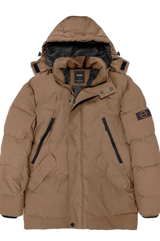 Double Parka в кафяво