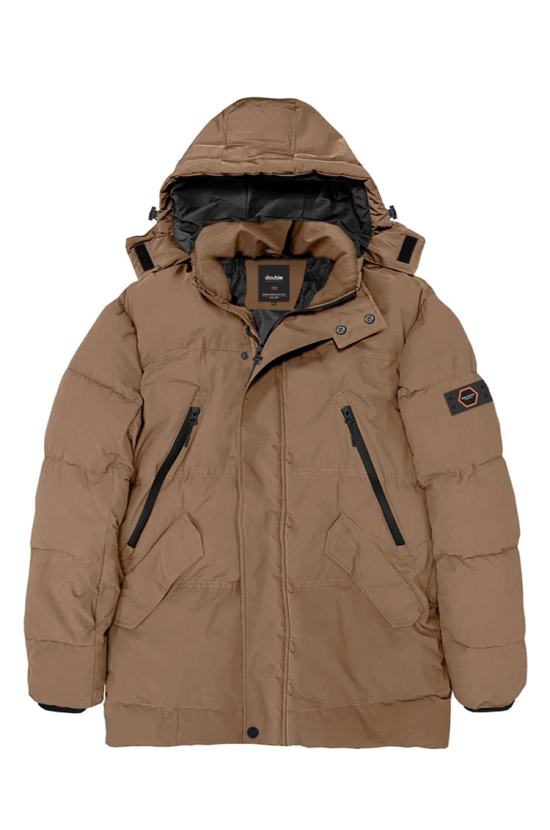 Double Parka в кафяво